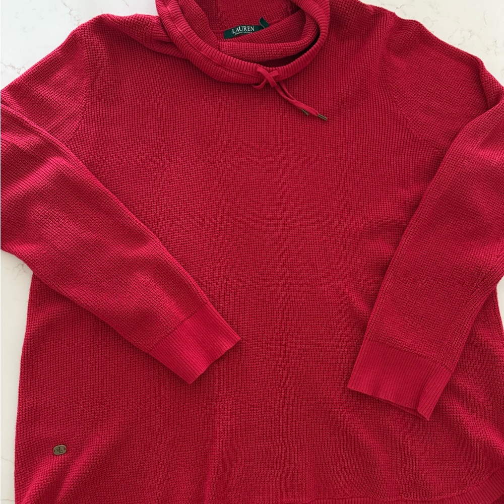 Ralph Lauren Vibrant Red Knit Pullover